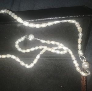 Jewelry - Genuine Baroque Freshwater Pearl Necklace&bracelet Jewelry - Genuine Baroque Freshwater Pearl Necklace&bracelet